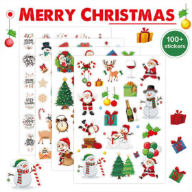 Cartoon Christmas Decorative Stickers