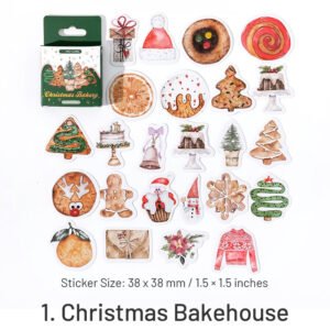 cartoon christmas decorative stickers food gifts stamps greetings sku 1