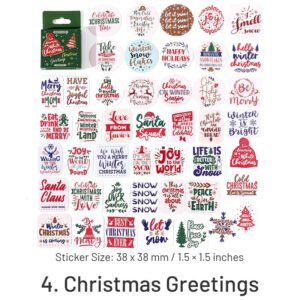cartoon christmas decorative stickers food gifts stamps greetings sku 4
