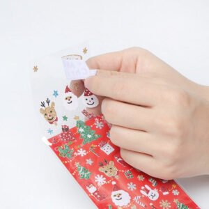 cartoon christmas decorative stickers set of 8 designs b3