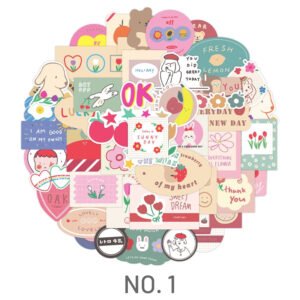 cartoon cute little animal rabbit bear sticker sku 5
