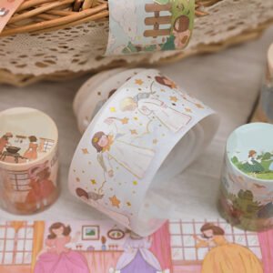 Cartoon Fairy Tale Hot Stamping Washi Tape cartoon fairy tale hot stamping washi tape c