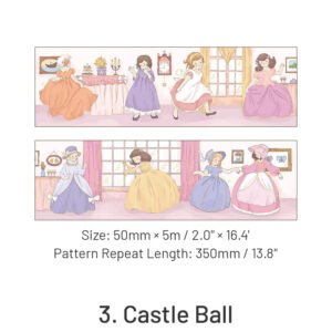 Cartoon Fairy Tale Hot Stamping Washi Tape cartoon fairy tale hot stamping washi tape sku 3