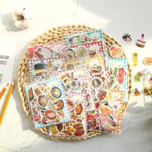 Cartoon Foods Decorative Sticker Pack