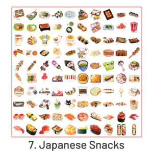 Cartoon Foods Decorative Sticker Pack Cartoon Foods Decorative Sticker Pack View 12 -