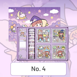 cartoon girl s day journal gift box set sku 4