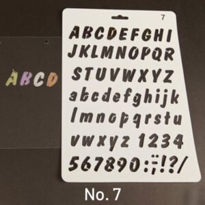 cartoon hollow floral stencil sku 7
