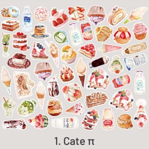 cartoon lovely girlish washi sticker pack sku 2