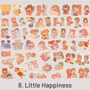 cartoon lovely girlish washi sticker pack sku 8