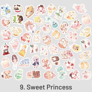 cartoon lovely girlish washi sticker pack sku 9