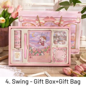 cartoon tulip and rabbit scrapbook kit sku 44