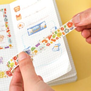 cartoon washi tape bunny bubble c