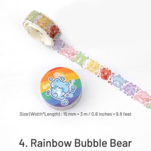 cartoon washi tape bunny bubble sku 4