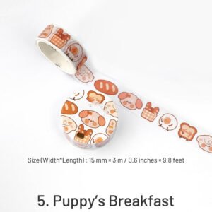 cartoon washi tape bunny bubble sku 5
