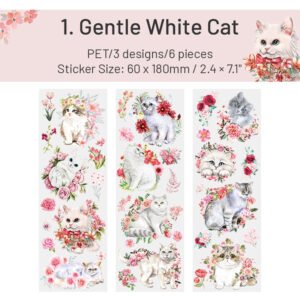 cat adventure series pet stickers sku 1