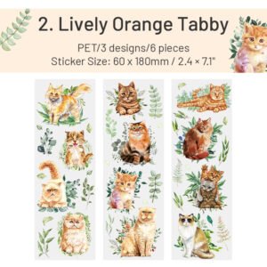 cat adventure series pet stickers sku 2