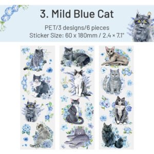 cat adventure series pet stickers sku 3