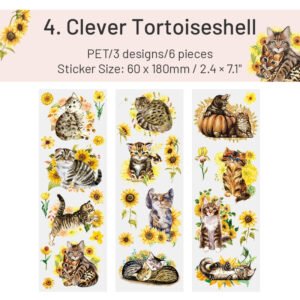 cat adventure series pet stickers sku 4