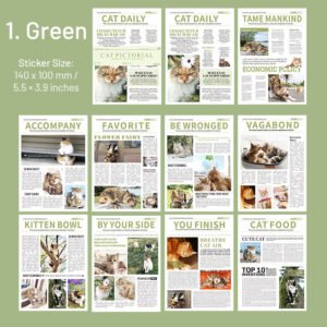 cat pictorial series cat sticker book sku 1
