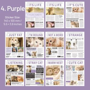 cat pictorial series cat sticker book sku 4