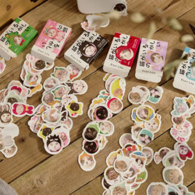 Cat Theme Adhesive Stickers