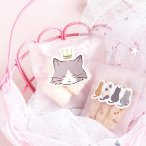 cat themed cartoon stickers b3