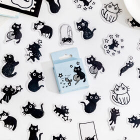 Cat-themed Decorative Stickers