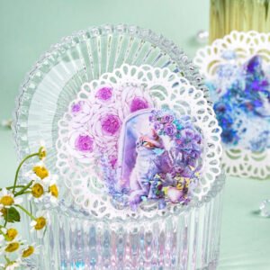 cat themed holographic pet stickers b2