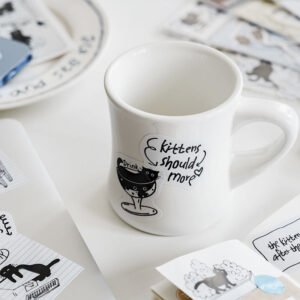 Cat's Modern Life Coated Paper Stickers cat s modern life coated paper stickers b4