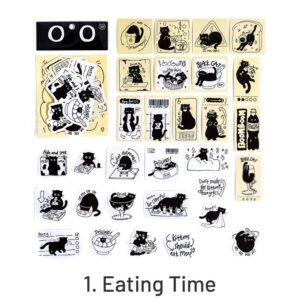 Cat's Modern Life Coated Paper Stickers cat s modern life coated paper stickers sku 1