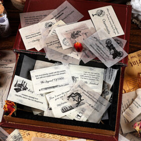 Chapter of Memories Mini Retro English Memo Pad