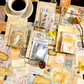 Chapters of the Years Vintage Collage Scrapbook Paper Pack