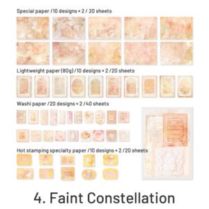 chapters of the years vintage collage scrapbook paper pack sku 4