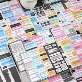 Chat Transcript Adhesive Sticker