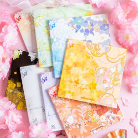 Cherry Blossom Theme Background Decorative Paper