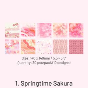 cherry blossom theme background decorative paper sku 1