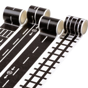 Children's Cartoon DIY Traffic Railway Road Washi Tape