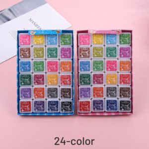 children s finger painting small square color ink pad set sku 1