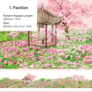 chinese style real scene architectural landscaping washi tape sku 1