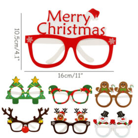 Christmas 3D Paper Glasses Material Pack