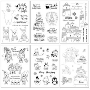 christmas alpaca silicone rubber stamps1 2227799c 8c00 4d32 aad0 29b63e02f6e1