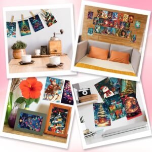 christmas and valentine s day decoration card 50 pcs 8