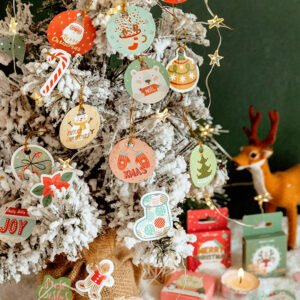 Christmas Boxed Stickers - Greetings, Labels, Christmas Trees, Snowmen