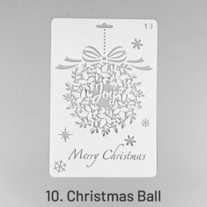 christmas cartoon decorative hollow stencil sku 10