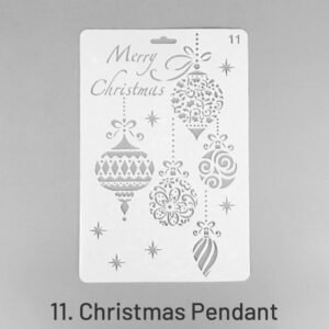 christmas cartoon decorative hollow stencil sku 11