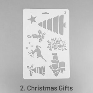 christmas cartoon decorative hollow stencil sku 2