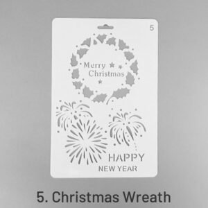 christmas cartoon decorative hollow stencil sku 5