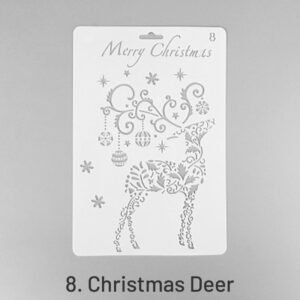 christmas cartoon decorative hollow stencil sku 8