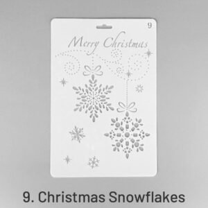 christmas cartoon decorative hollow stencil sku 9