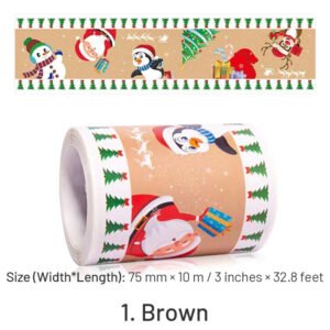 christmas cartoon decorative tape sku 1